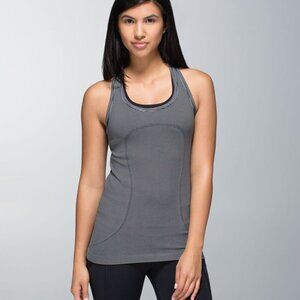 Lululemon Swiftly Tech Racerback *Stripe - 4 Black Striped